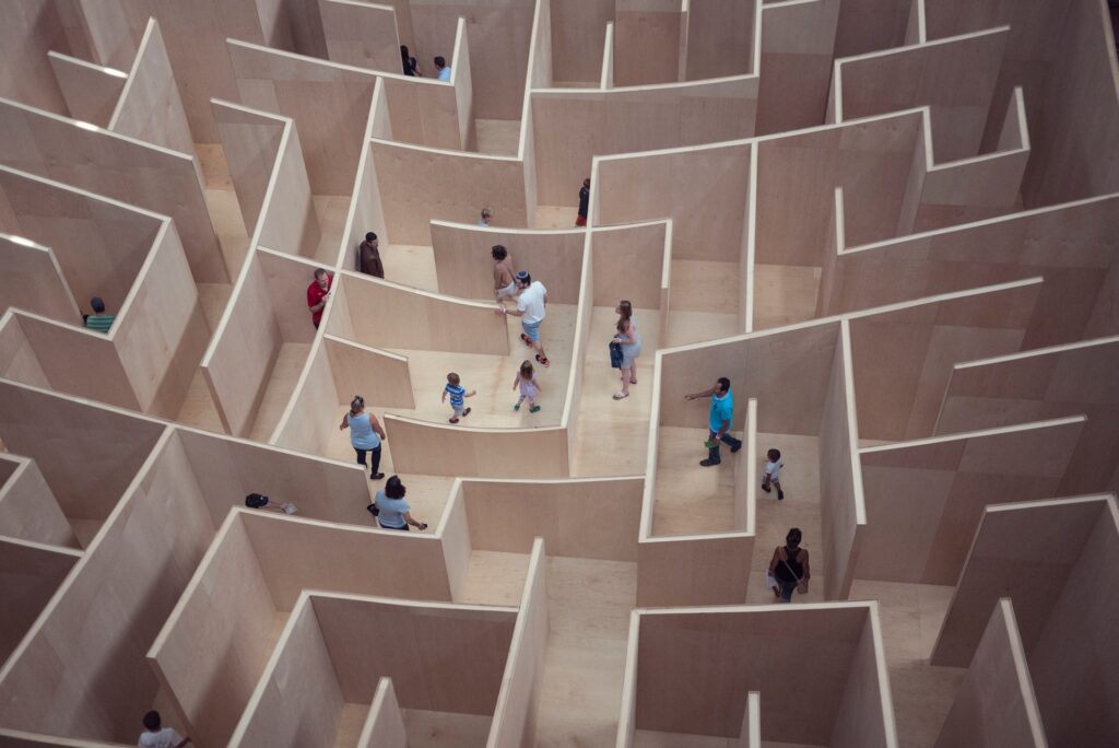 Escaping anxiety can feel like a maze